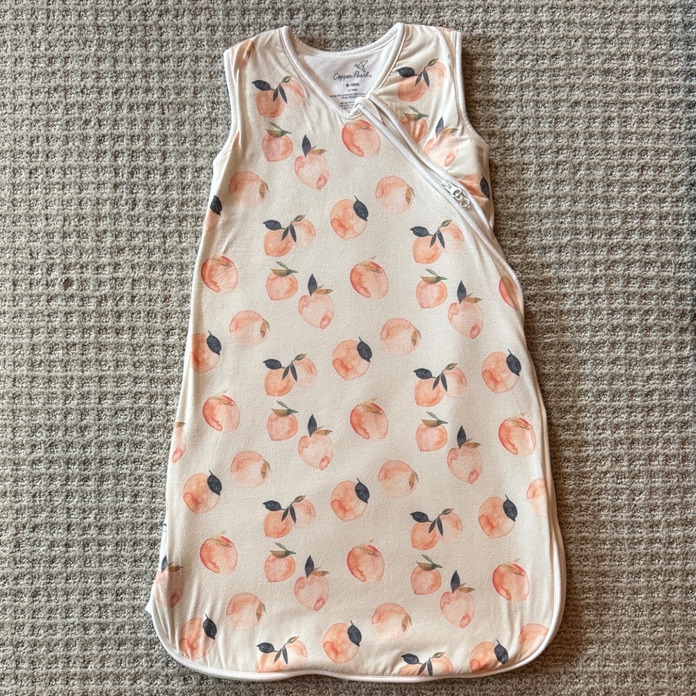 Peach Patterned Kids Sleep Sack